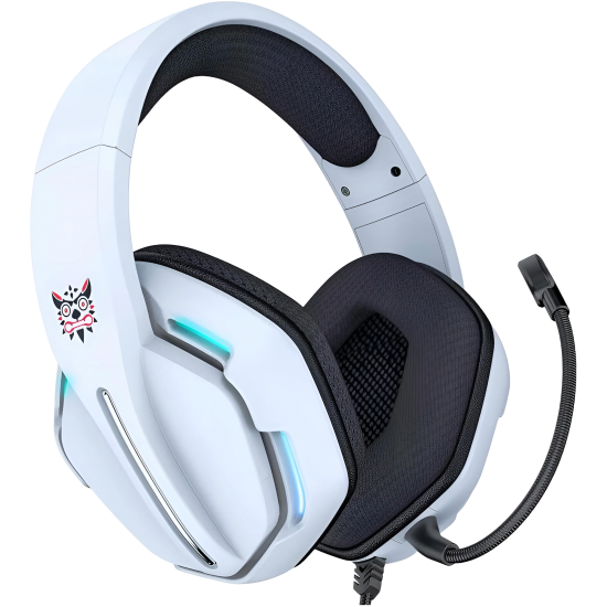 Headset Gaming onikuma With RGB LED X27 White